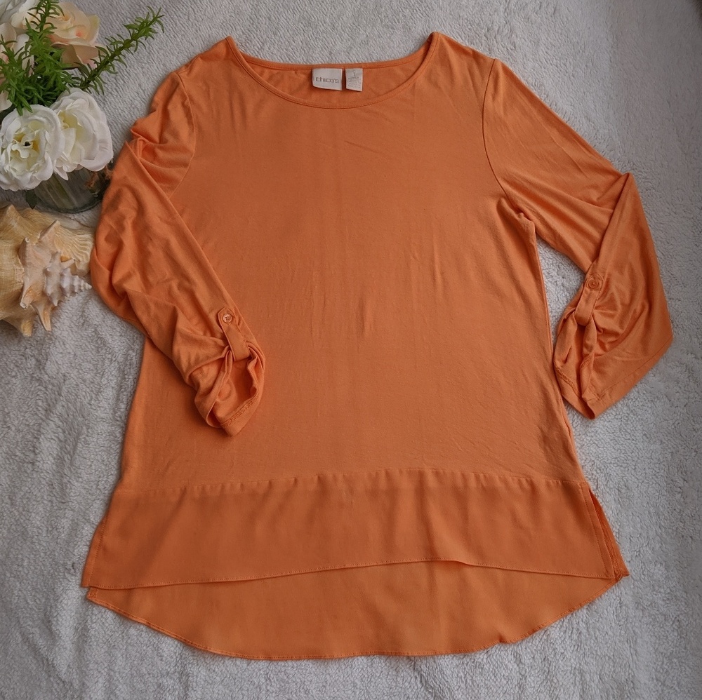 CHICOS - Women's Long Sleeve Blouse